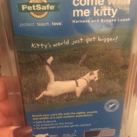 Pet safe come with me kitty harness and bungee leash brand new up to 12 pounds - Picture 3 of 8